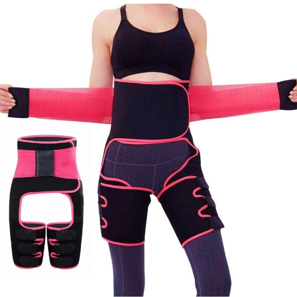3 in 1 Waist Trainer and Thigh Trimmer, Adjustable Waist Belt  size S/M